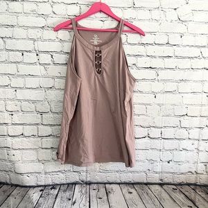 ORGANIC GENERATION. Purple tank. Size 2X